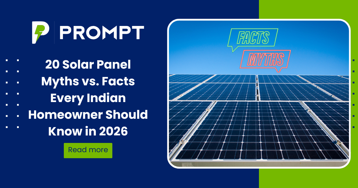 20 Solar Panel Myths vs. Facts Every Indian Homeowner Should Know in 2026