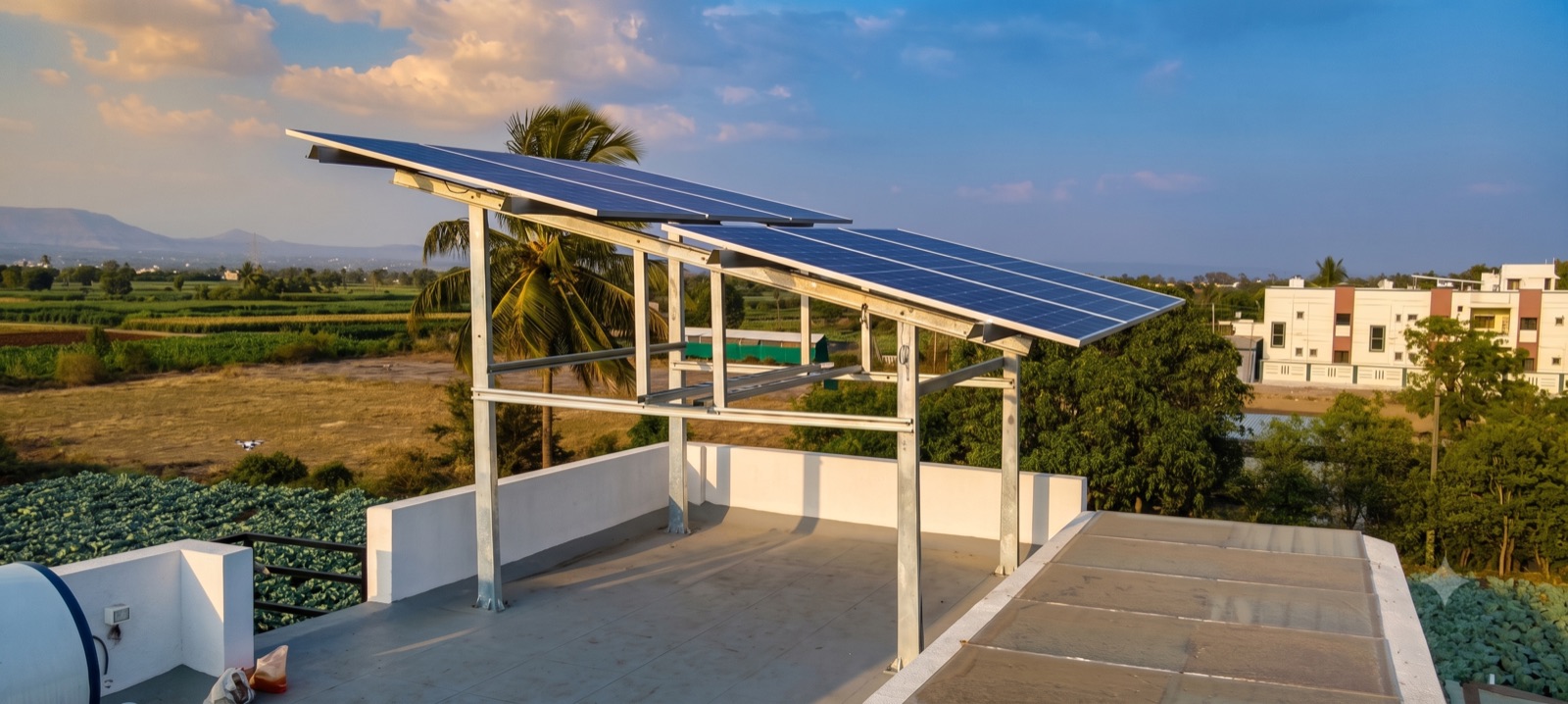 3kW-Solar System-Hotdip with Walkway